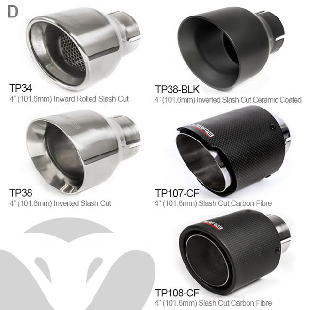 Línea de Escape "Axleback" 2.5" Venom para Ford Mustang 5.0 V8 GT Convertible (2015-18)