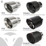 Línea de Escape "Axleback" 2.5" Venom para Ford Mustang 5.0 V8 GT Convertible (2015-18)