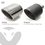 Línea de Escape "Catback" para Nissan 370Z (Y-Pipe, Intermedio Central y Silencioso Trasero)