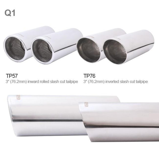 Ford Fiesta ST180 Twin Tailpipe Options - Tailpipe Group Q1