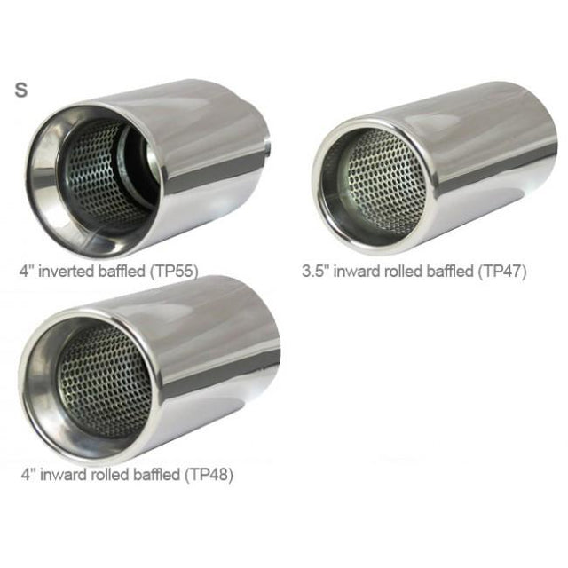 Línea de escape "Turboback" de 3" Track para Subaru Impreza Turbo (93-00)