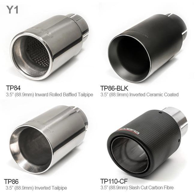 Línea de escape "Turboback" de 3" con válvula para BMW M3 (F80)