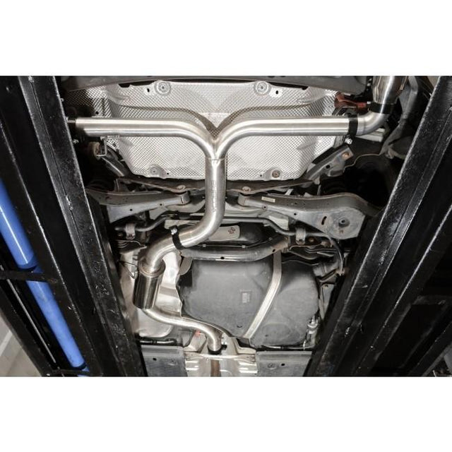 VW Scirocco R Venom Turbo Back Exhaust with Sports Cat